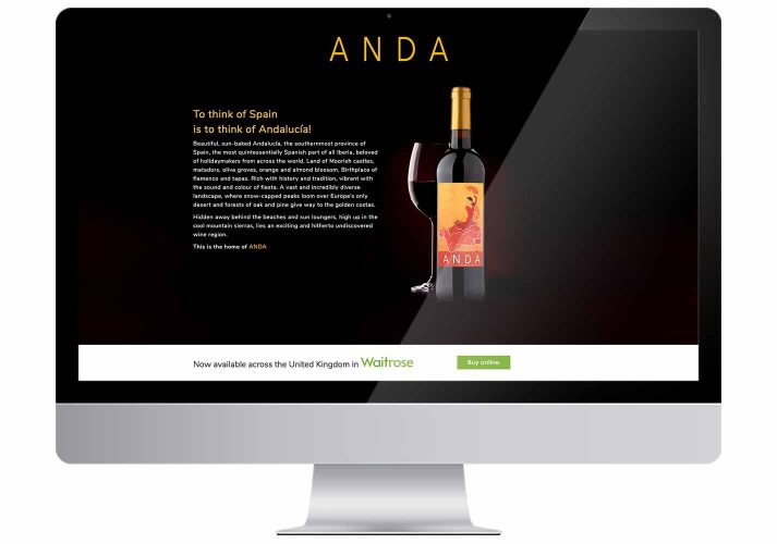 ANDA Wine Website by Image Creative Design